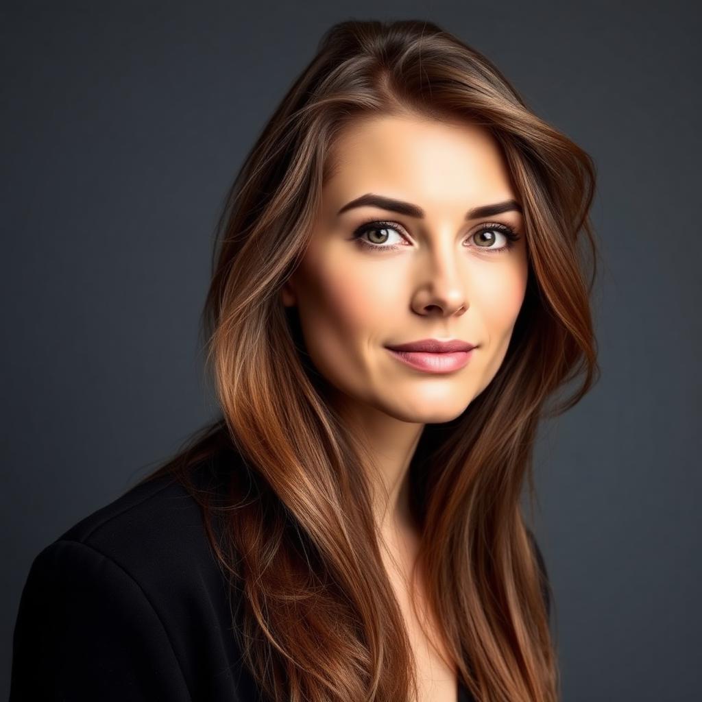 Vorher — Glänzende Karamell-Balayage