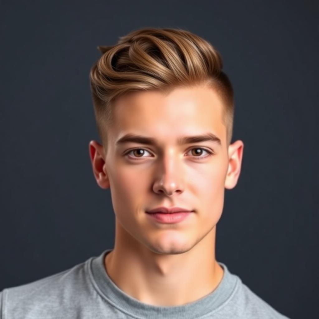 Nachher — Lockiges Top, Taper Fade
